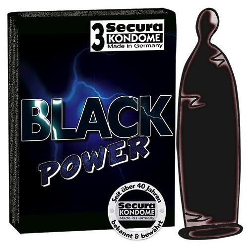  SECURA  -  Black  Power  -  Kondome 