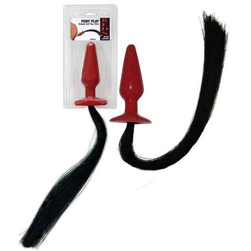 DOC  JOHNSON Pony  play  whip  anal  plug