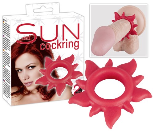  You2Toys  -  Red  Sun  Cockring  -  Penisring 