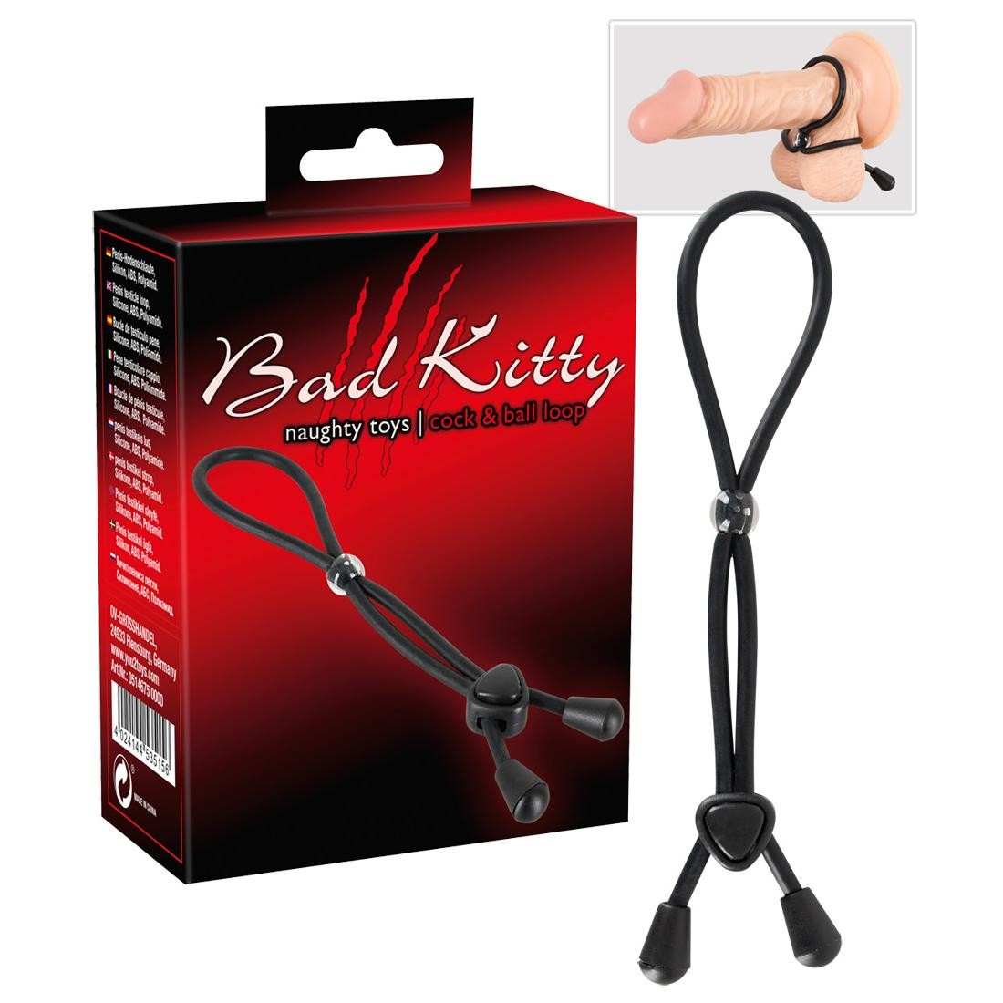  Bad  Kitty  -  BK  cock  &  ball  loop  -  Penis-  und  Hodenring 