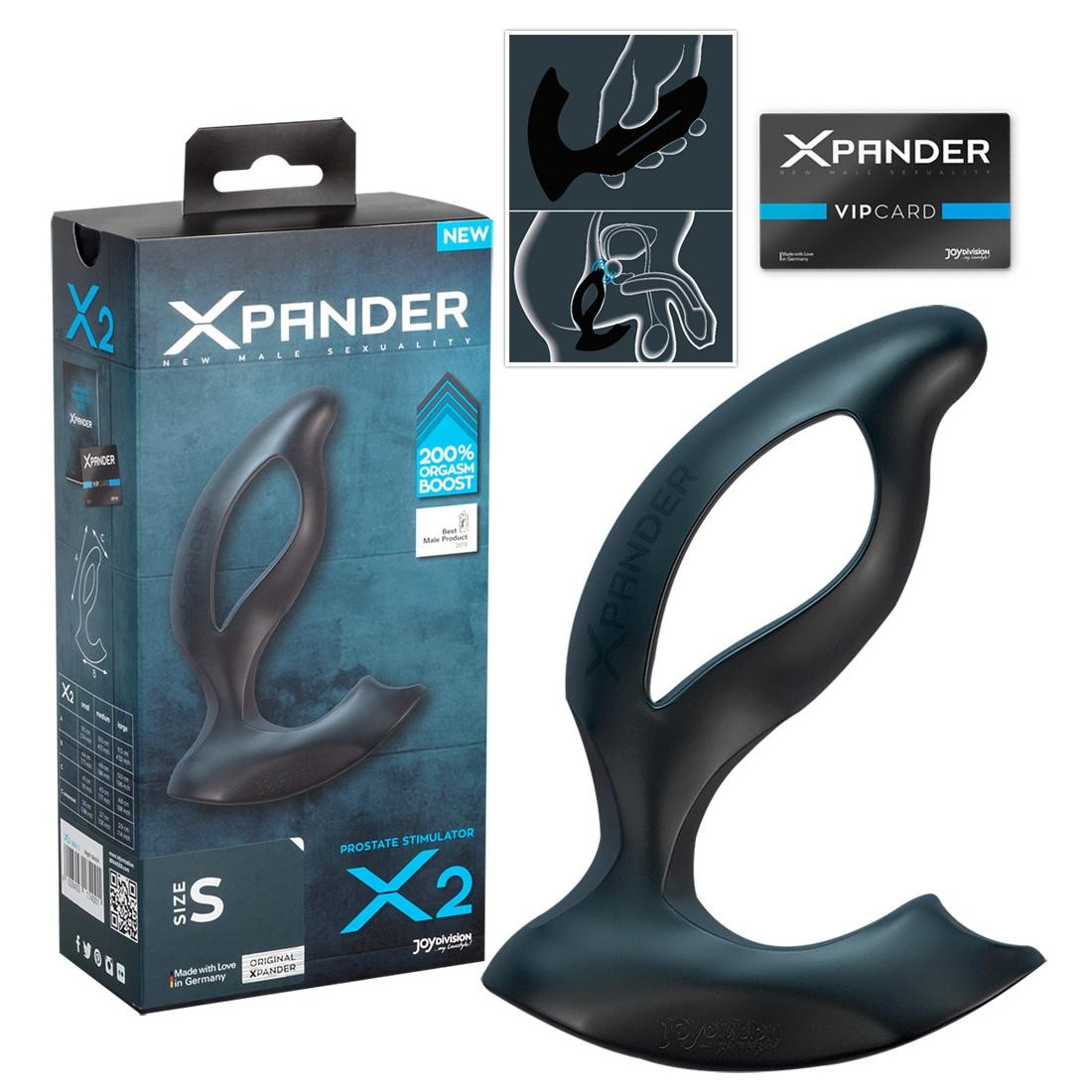  Joydivision  Toys  -  XPander  X2  small  -  Prostata-Plug 