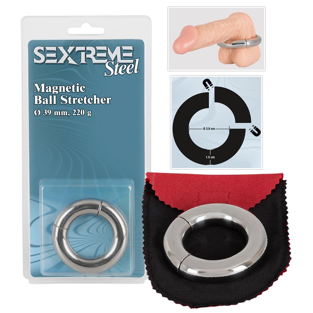  Sextreme  -  Magnetic  Ballstretcher  39  mm  -  Hodenring 