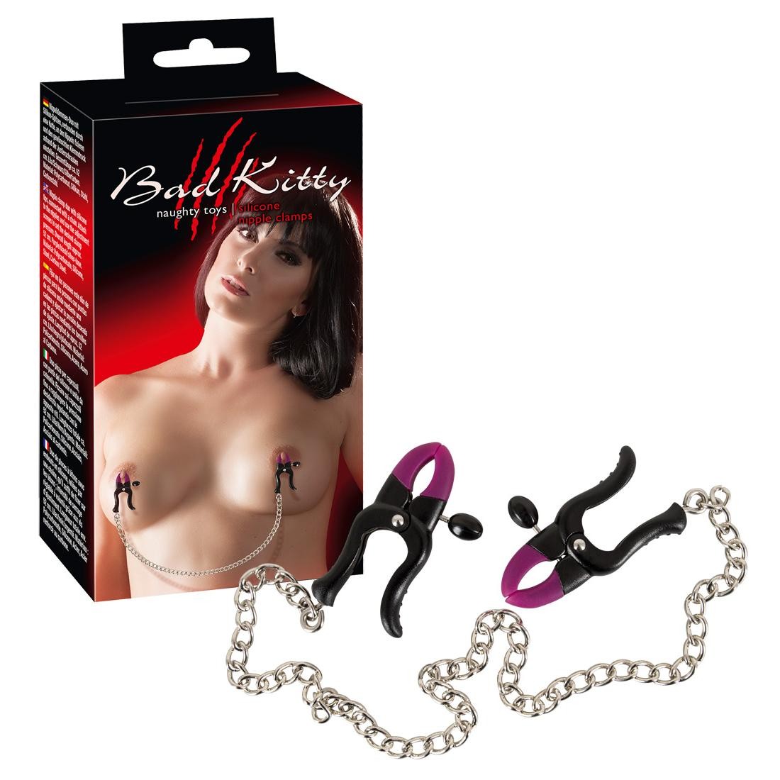  Bad  Kitty  -  BK  silicone  nipple  clamps  -  Nippelklemmen 