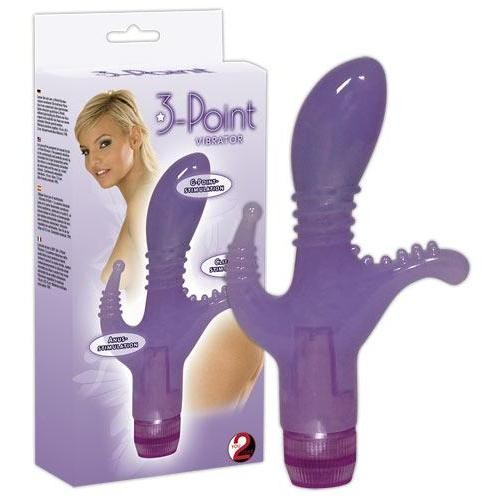 You2Toys 3-Point  Vibrator  lila