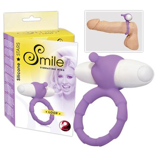  Smile  Loop  Vibro  Ring  Purple 