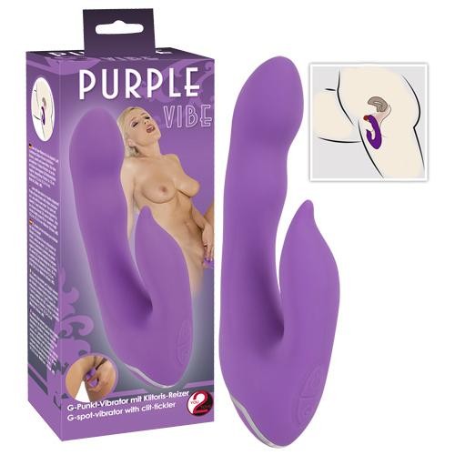  You2Toys  -  Purple  Vibe  G-Spot  Clittickler  -  Vibrator 