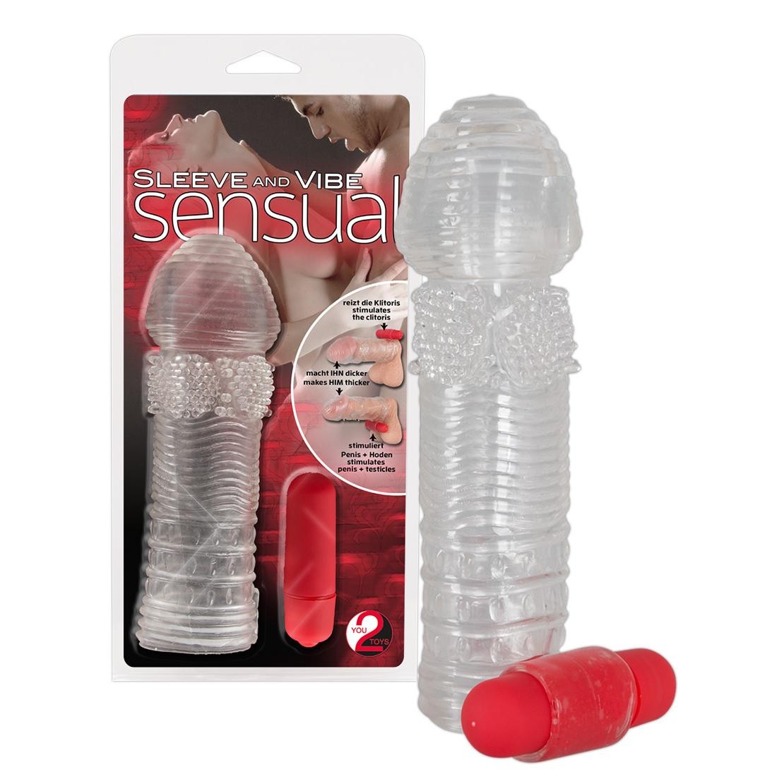  You2Toys  -  Sleeve  and  Vibe  sensual  -  Penissleeve 