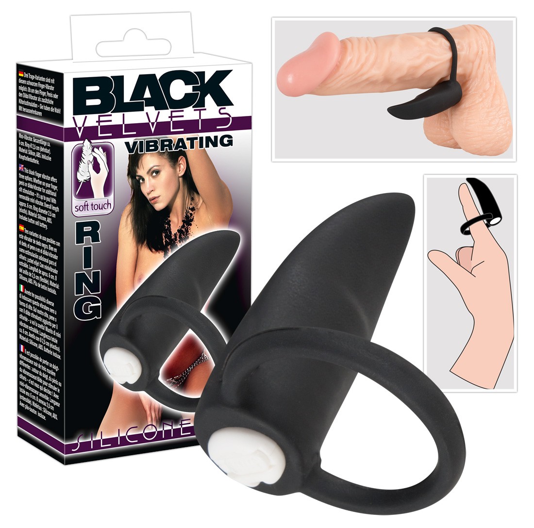  Black  Velvets  -  Black  Velvets  Vibrating  Ring  -  Penisschlaufe 