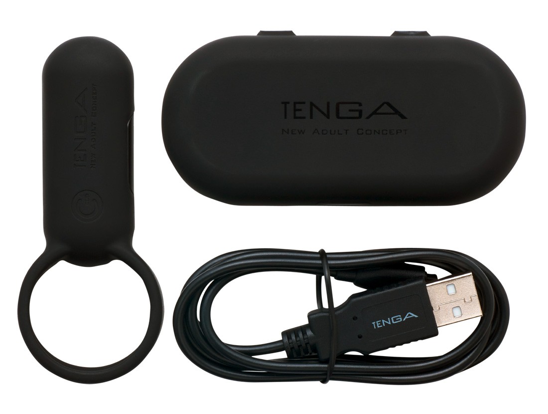  TENGA  -  Tenga  Smart  Vibe  Ring  Black  -  Vibrator 
