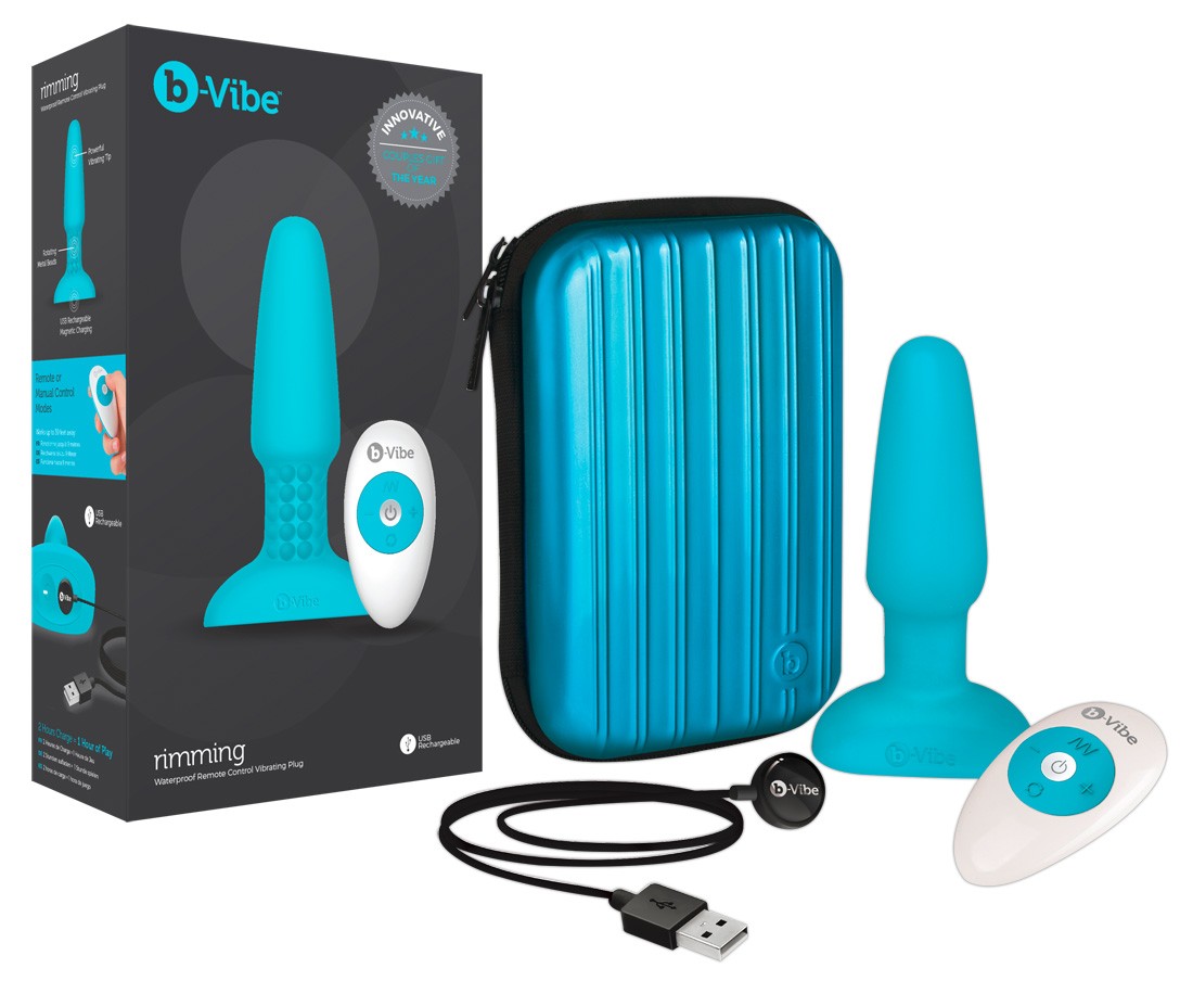  b-Vibe  -  b-Vibe  rimming  Plug  Blue  -  Vibrator 