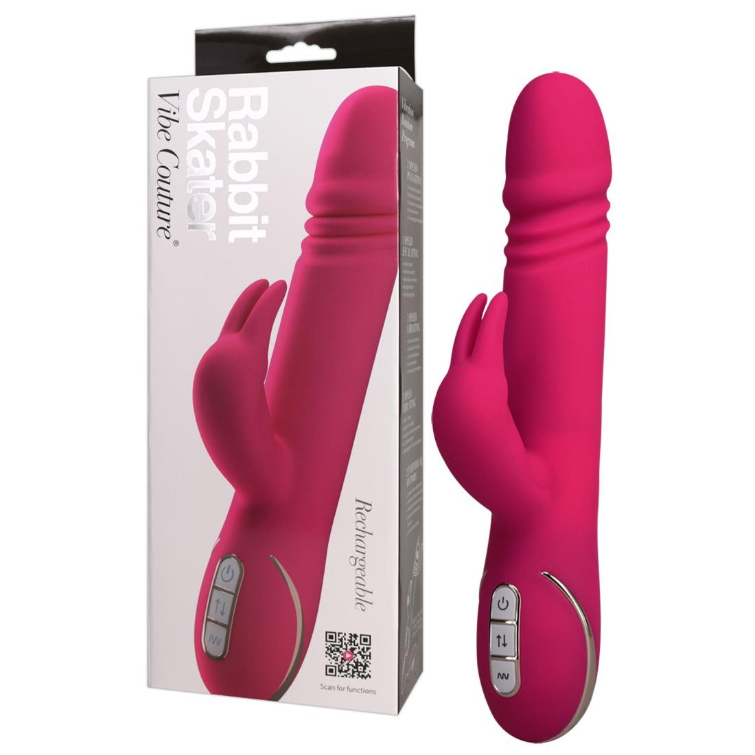  Vibe  Couture  -  Rabbit  Skater  Pink  -  Vibrator  mit  Klitorisreizer 