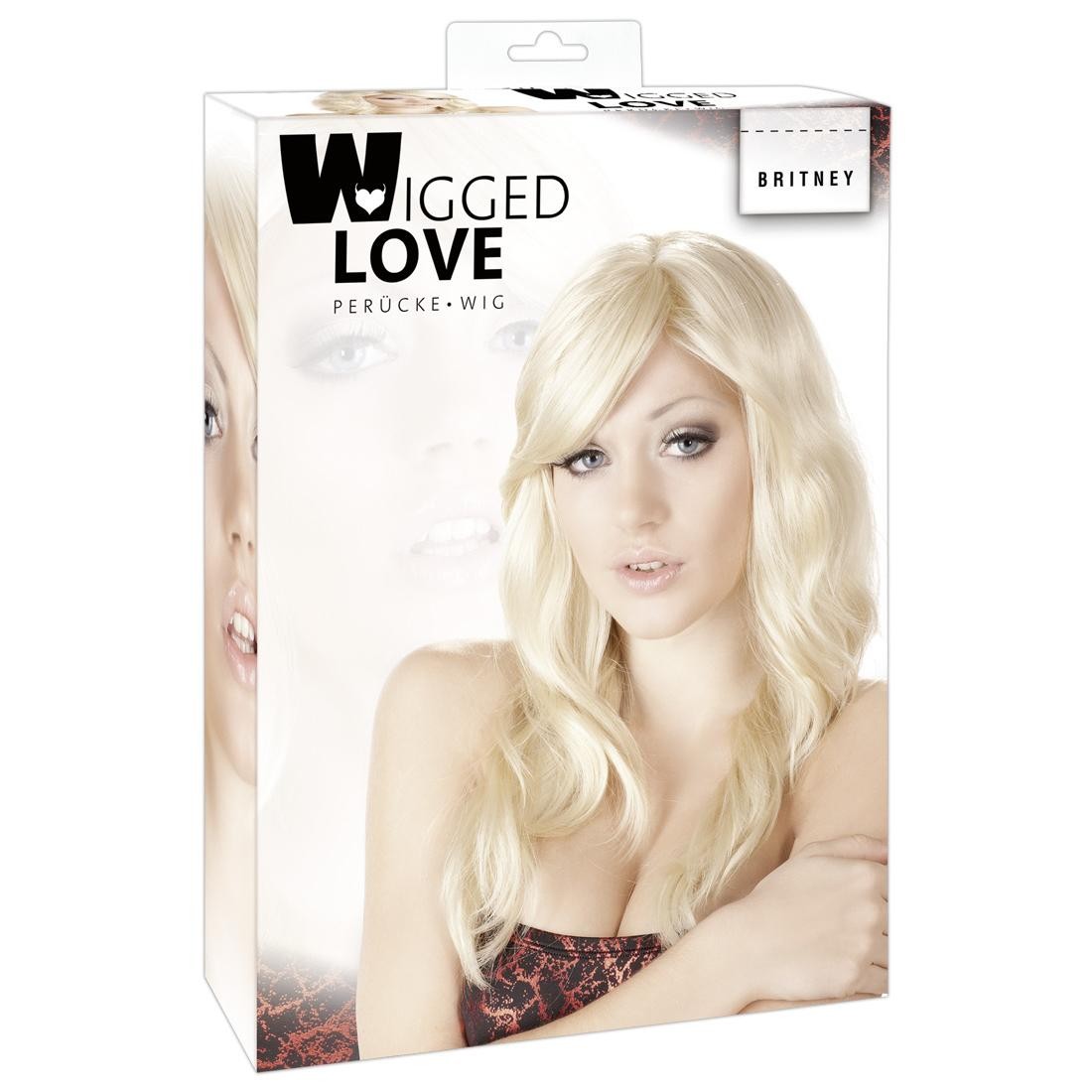  Wigged  Love  -  Perücke  Britney  blond  gewellt 