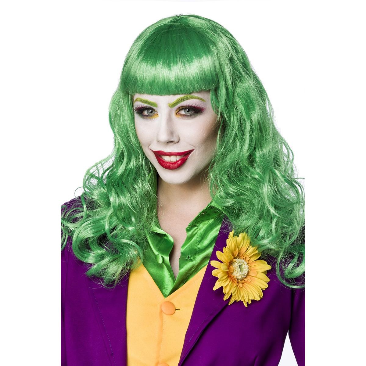 Mask  Paradise  -  Lady  Joker  Perücke  -  grün 
