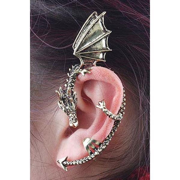  Dragon  Ear  Cuff  Earring  -  Ohrbügel  -  Ohrklemme 