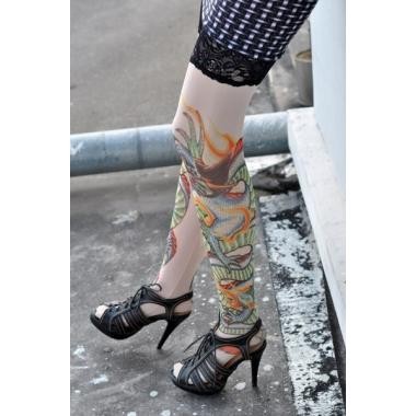  Dragon  Inspired  -  Tattoo  Stockings 