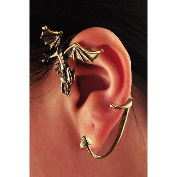  Gothic  Dragon  Ear  Clip  -  Ohrbügel  -  Ohrklemme 
