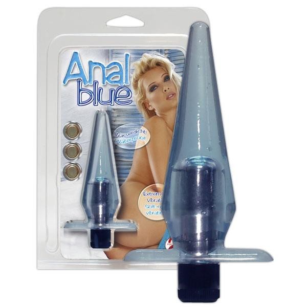  Buttplug  Vibrator  Anal  Blue 